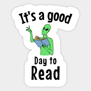 It's a good day to read Sticker